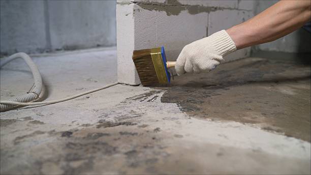 Crawl space vapor barrier installation in Woodburn, VA